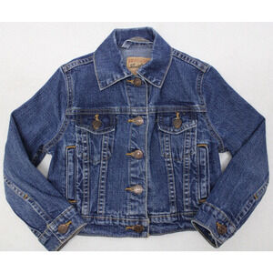 LEVI'S LITTLE KID'S SMALL COTTON DENIM BLUE JEAN TRUCKER JACKET
